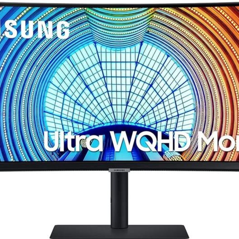 Samsung Business S65UA Series 34 Inch Curved WQHD 3440x1440 Computer Monitor,